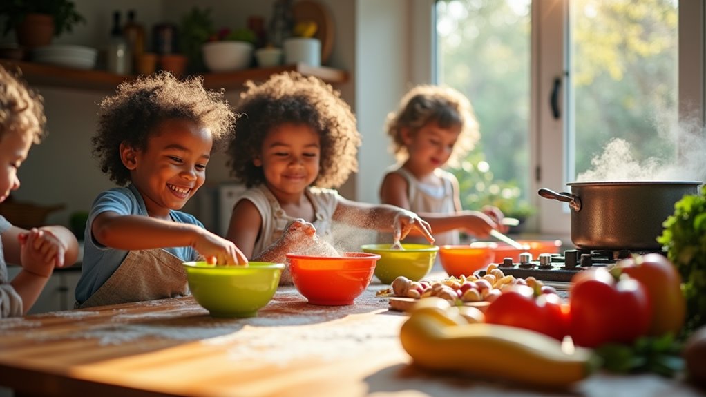 cooking together for nutrition