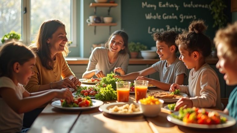 family meals enhance nutrition education